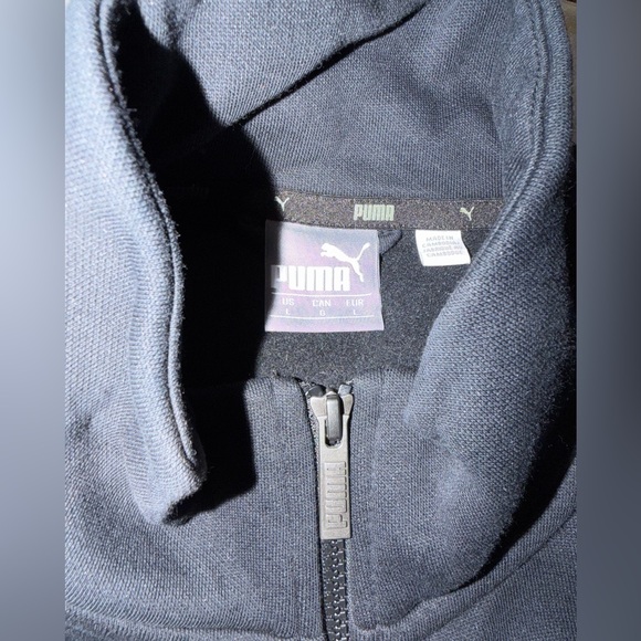 Puma Black Zip-Up Jacket - Picture 3 of 10